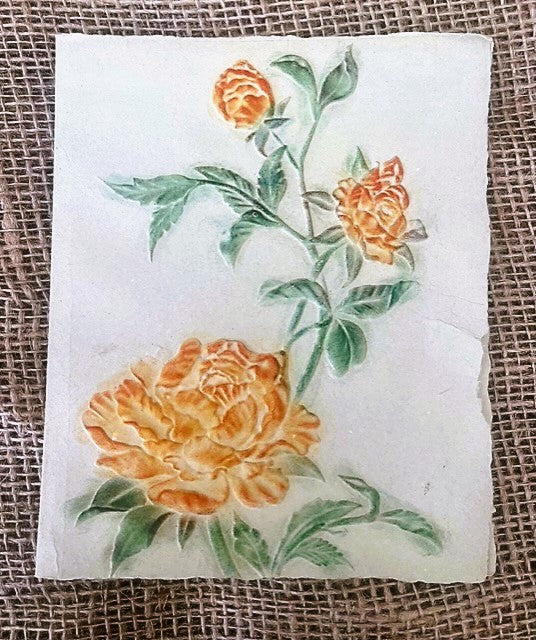 Embossed Rose card