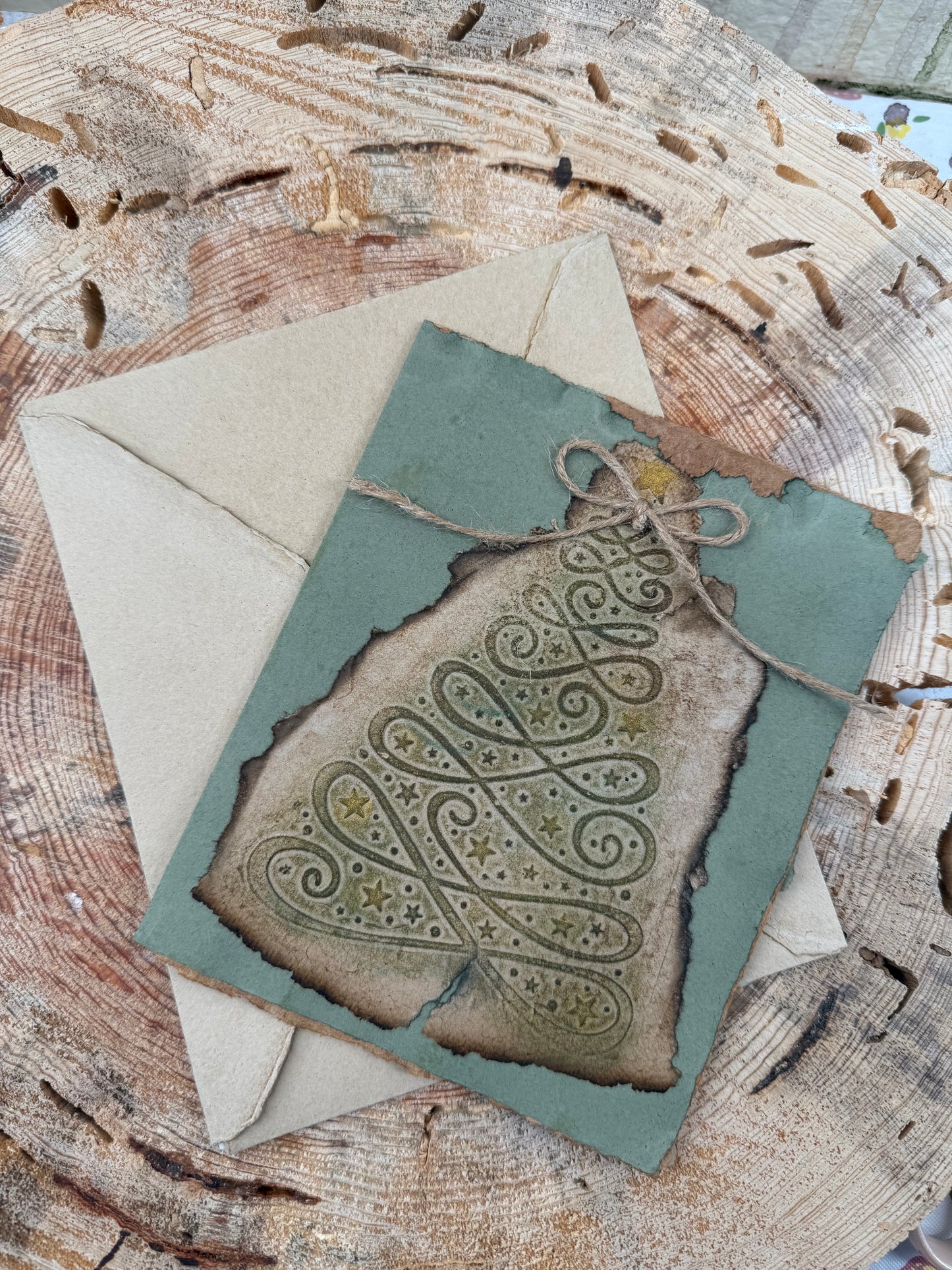 Rustic Tree Christmas Card