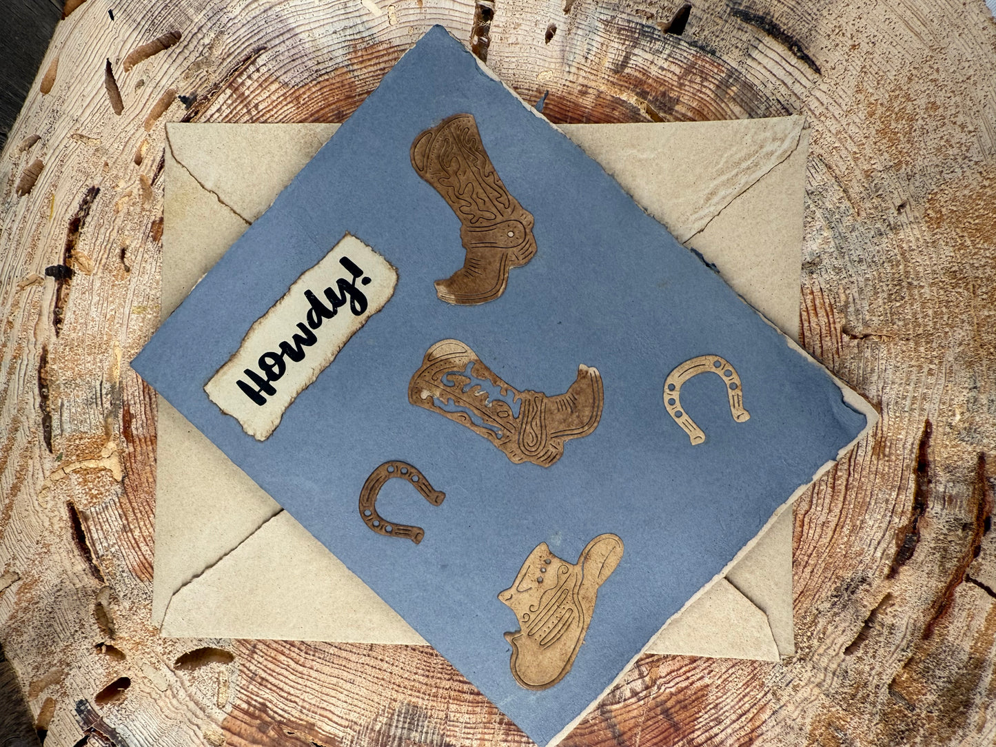 Howdy Cowboy Card