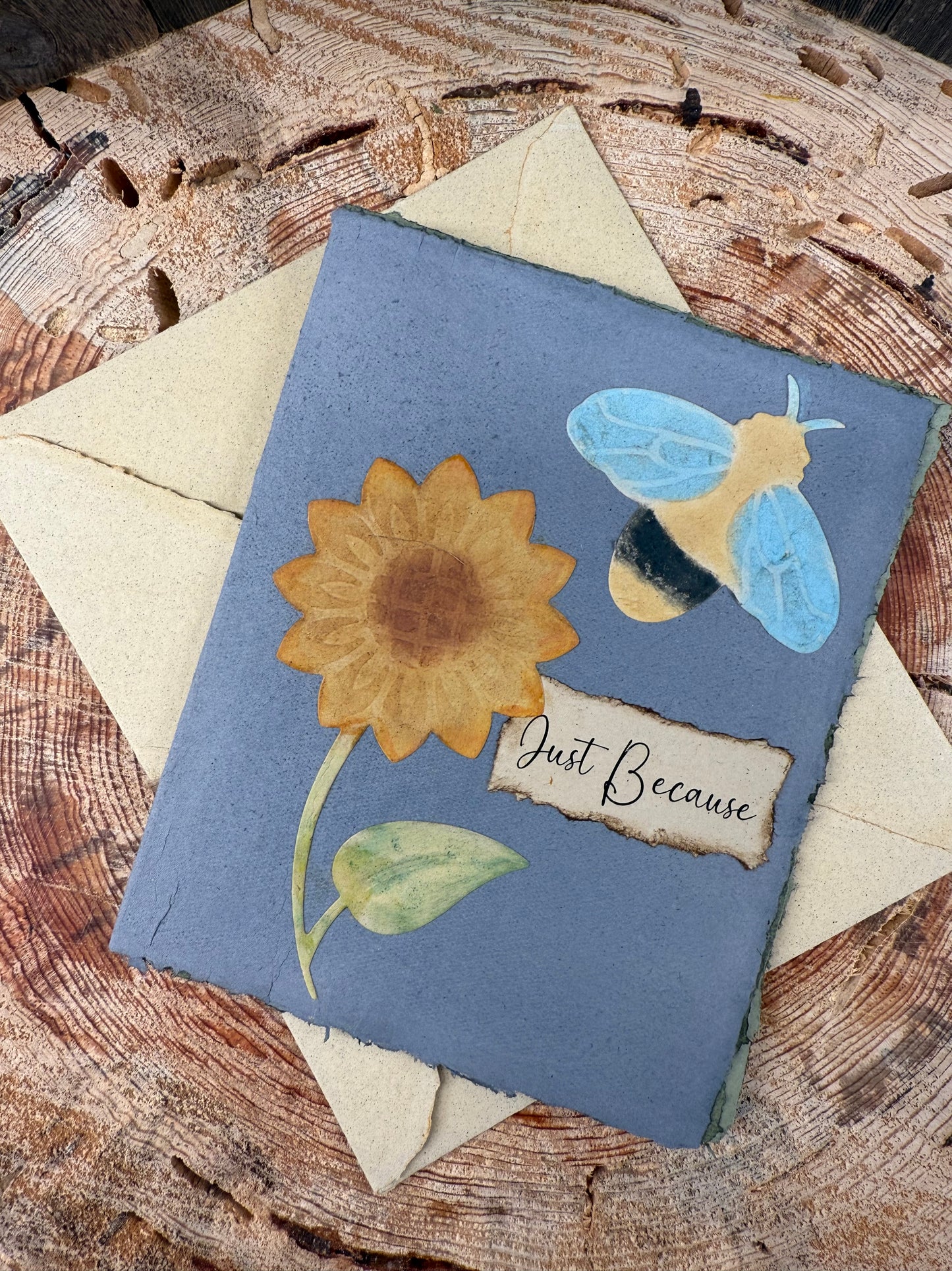 Bee Flower Card