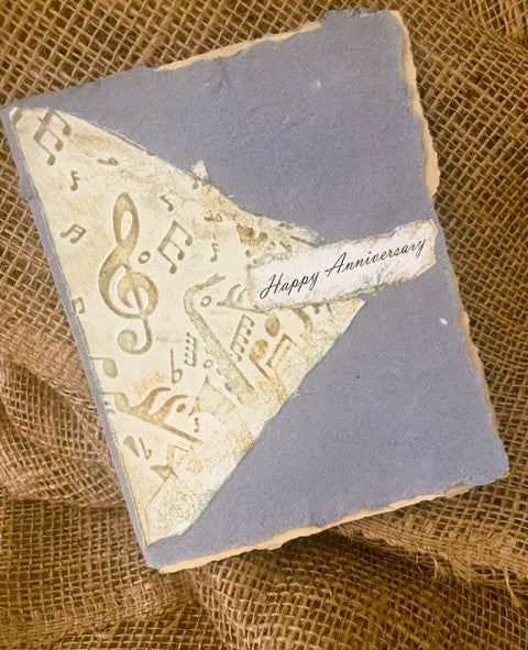 Music for my soul Anniversary card