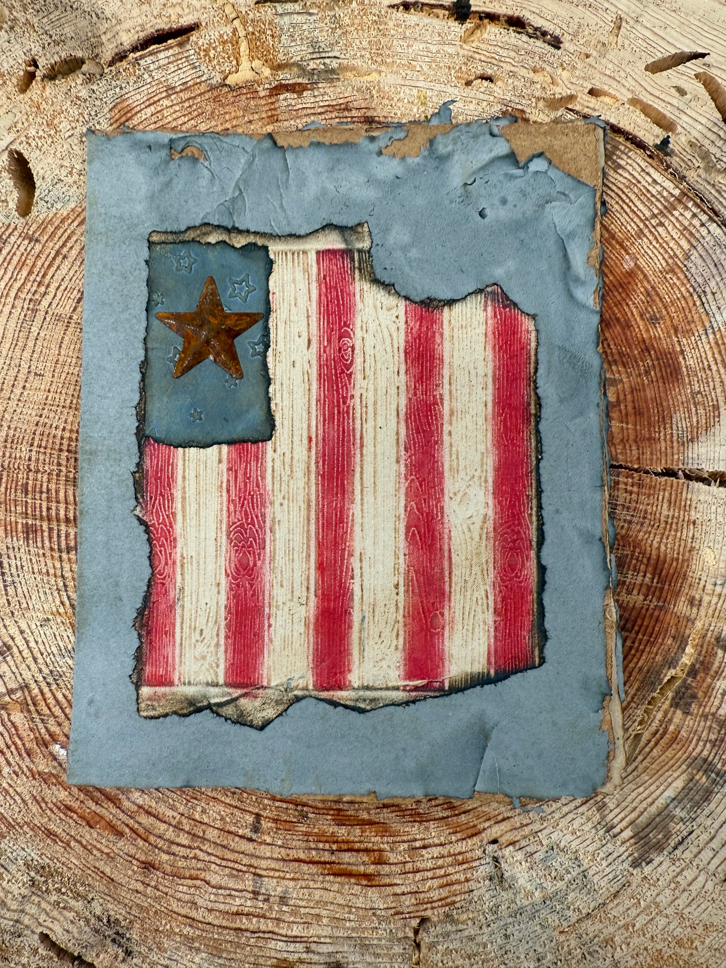 American Flag Card