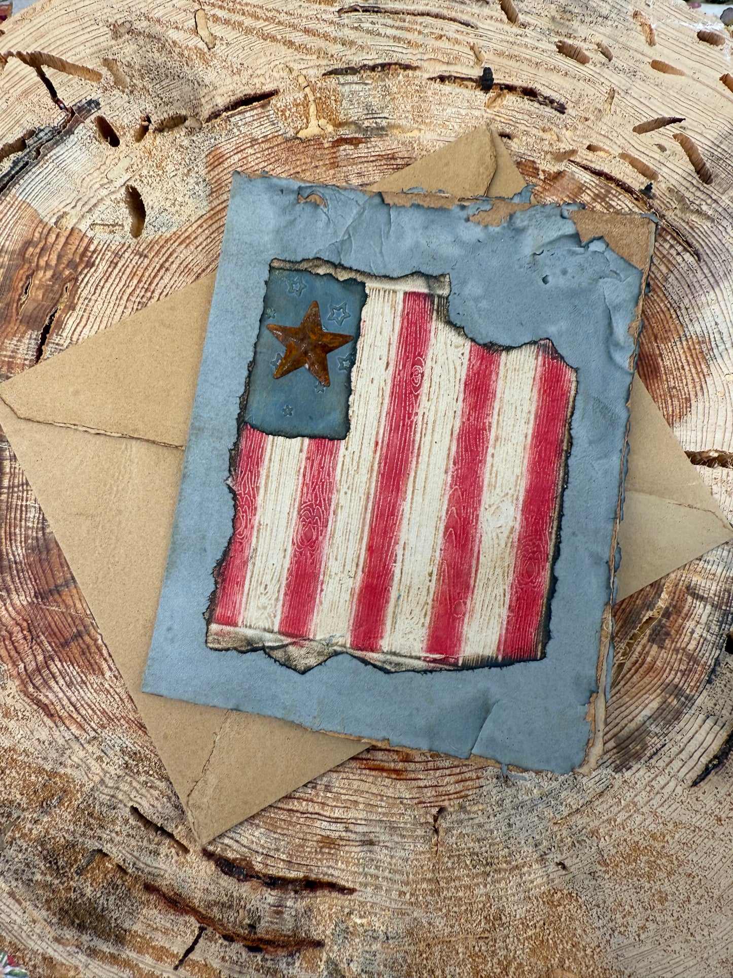 American Flag Card