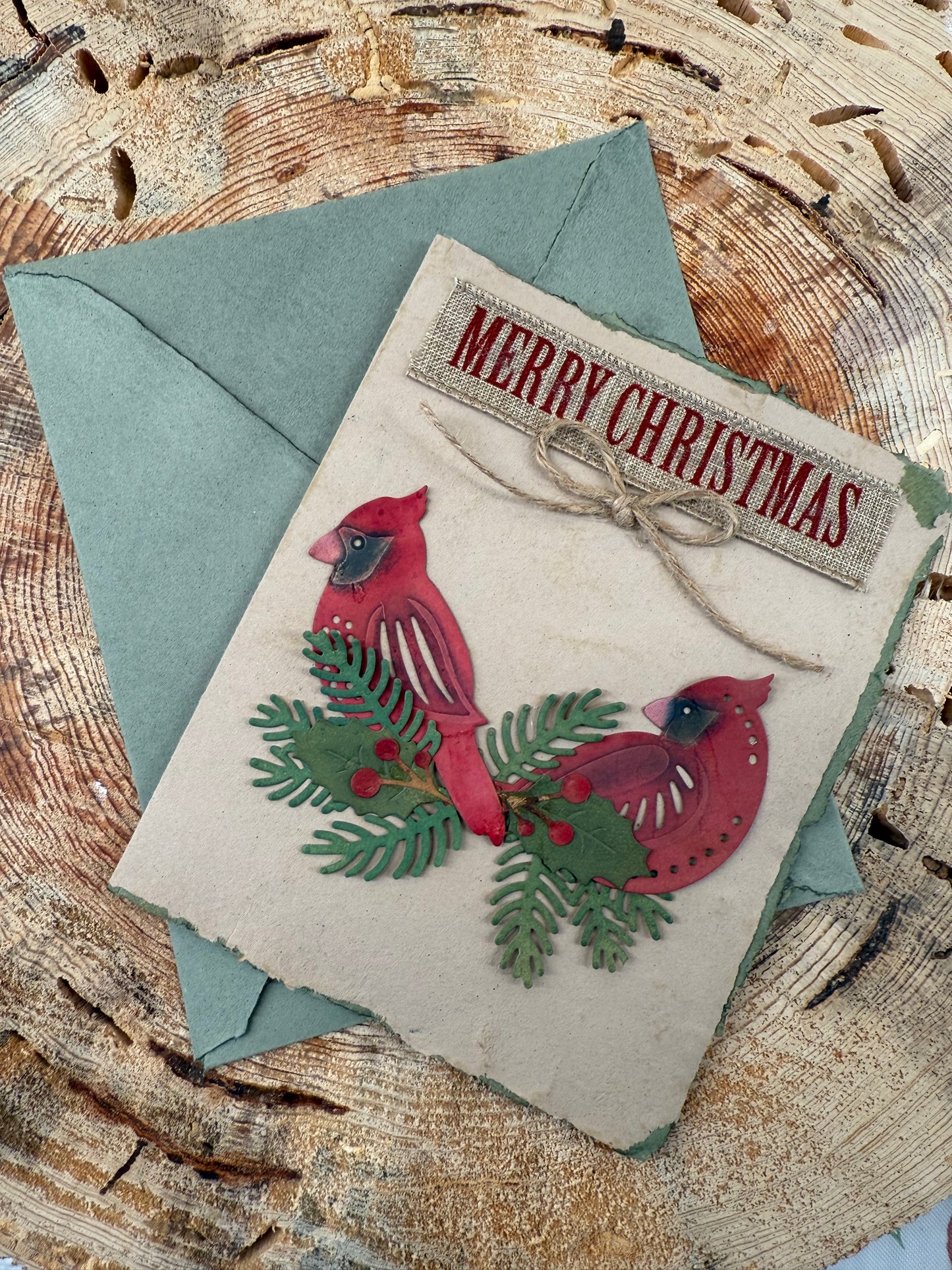 Cardinal Christmas Card