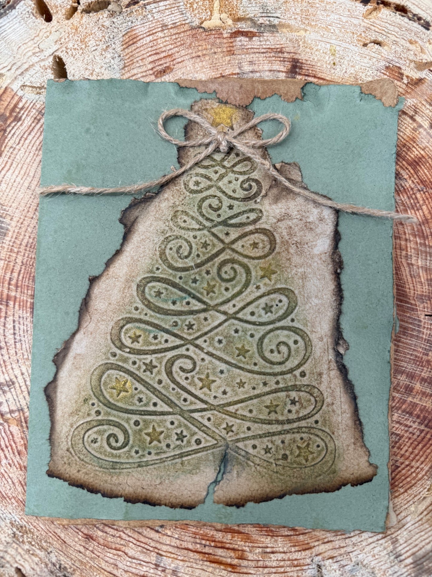 Rustic Tree Christmas Card