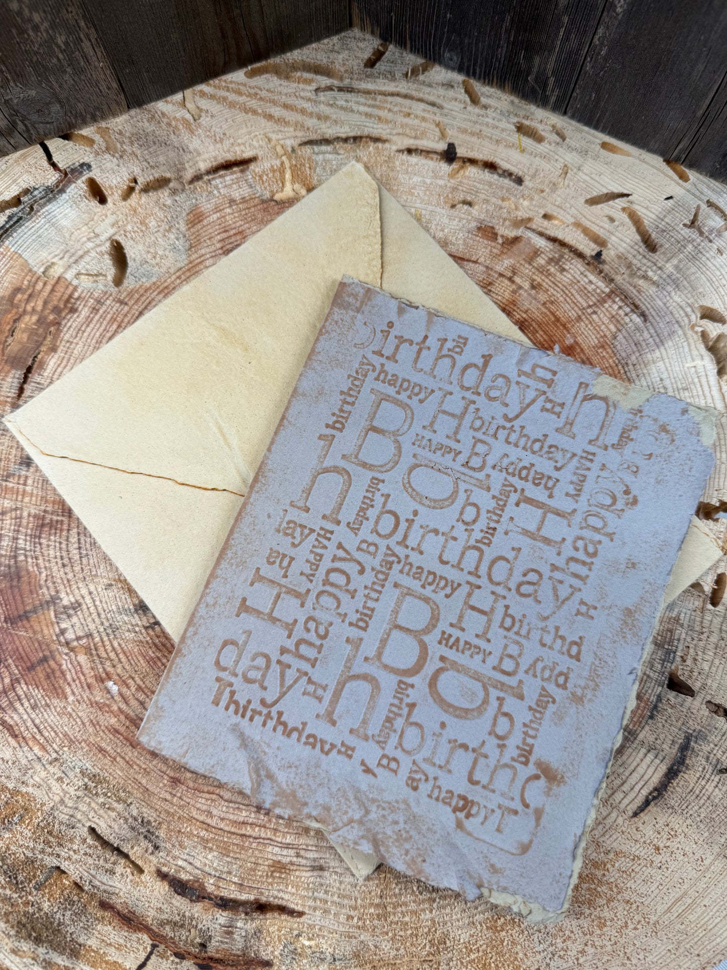 Birthday Embossed Card