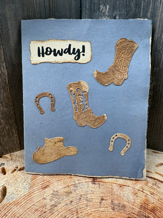 Howdy Cowboy Card