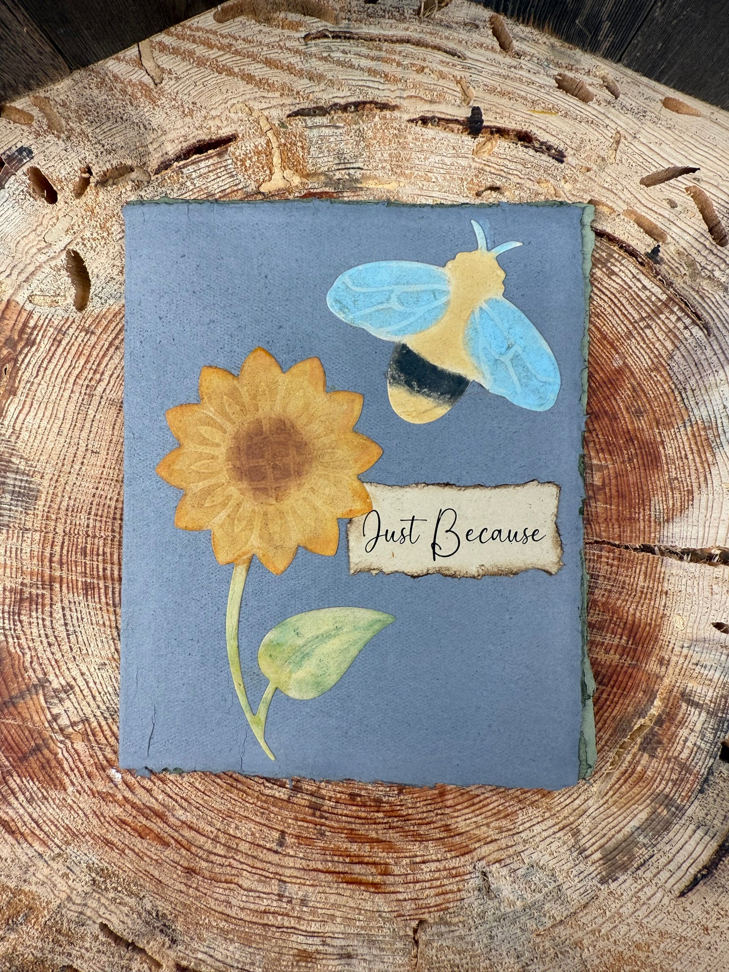 Bee Flower Card