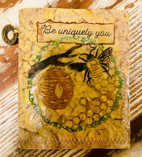 Be uniquely you faux leather journal