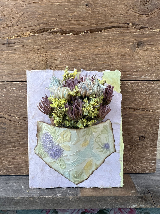 Hummingbird Bouquet Card