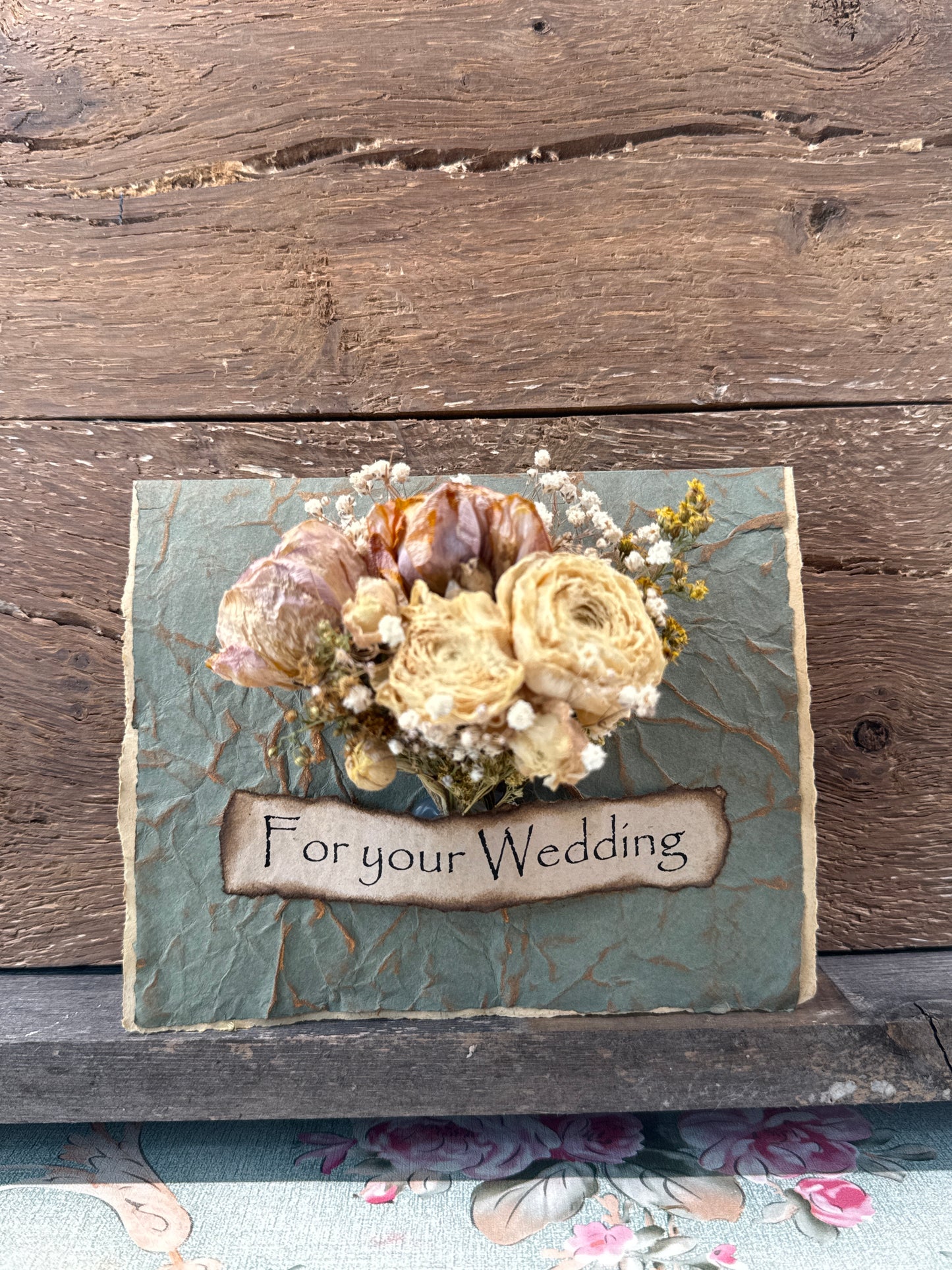 Wedding Bouquet Card