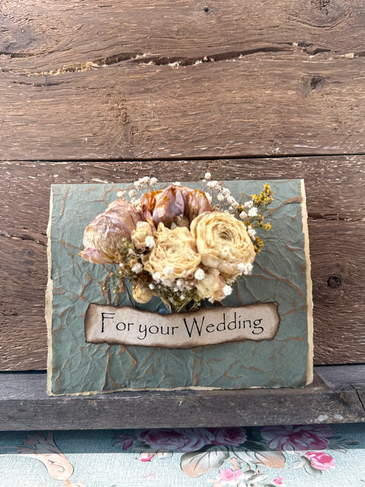 Wedding Bouquet Card