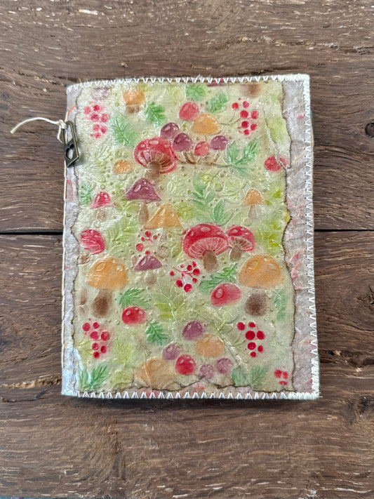 Handmade Mushroom Journal