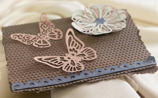 Embossed Butterfly card