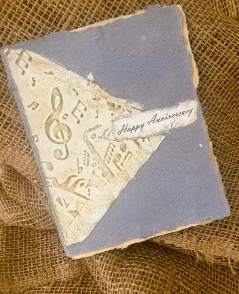 Music for my soul Anniversary card